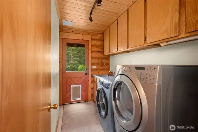 Laundry room.