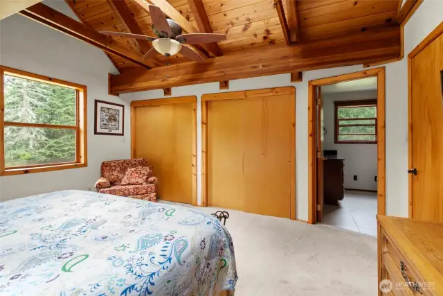 Upstairs bedroom suite.