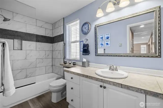 Guest Bath with Modern Finishes!