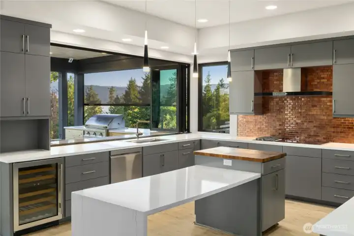 Kichen includes Wine Cooler