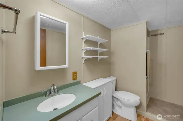 3/4 bathroom
