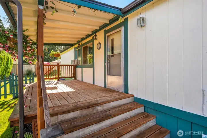 Newer covered porch.
