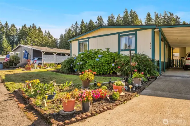 Beautifully landscaped