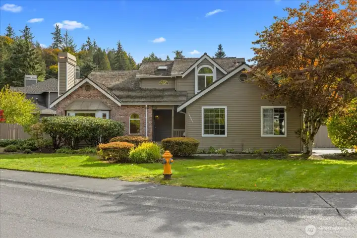 Desirable corner lot on cul de sac