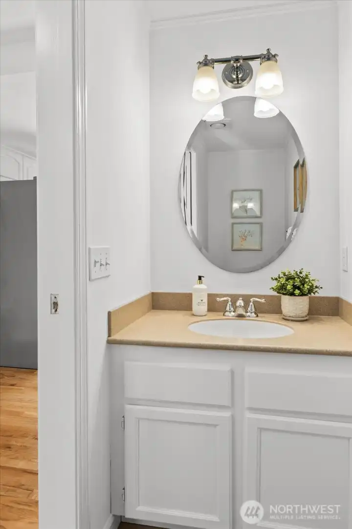 Main floor powder bath