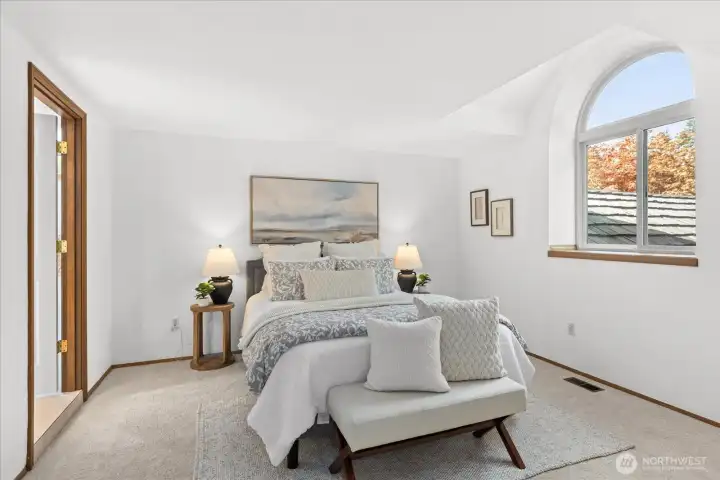 Elegant primary suite