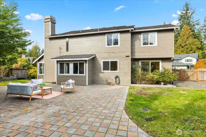 View of the back of the home