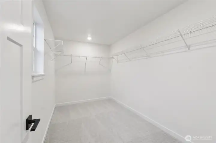 Primary closet