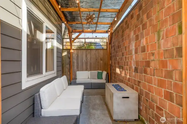 Wonderful outdoor space used by this unit