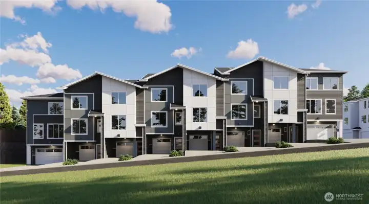 Photographs are for illustrative purposes only. Features, finishes, interior/exterior colors, landscaping and floorplan shown may vary from actual homes built.