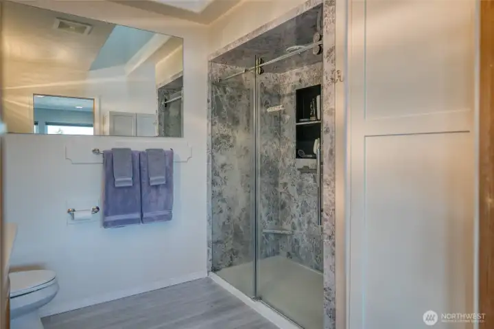 Primary Bath with Large Walk in Shower
