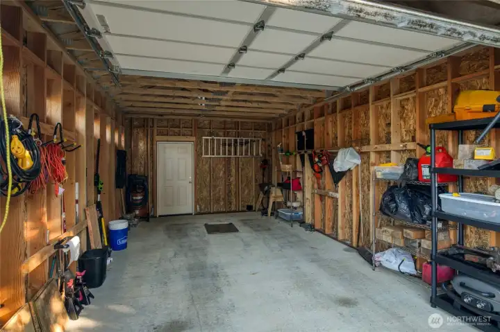 Sellers just had this detached 14' x 22' garage built.