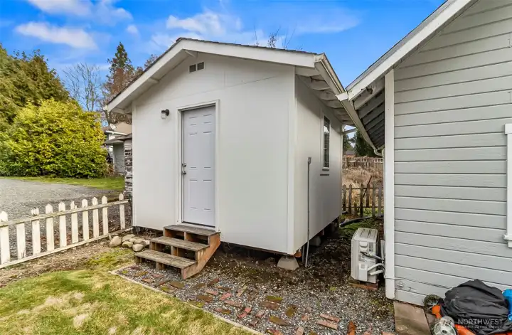 ADU Laundry Shed