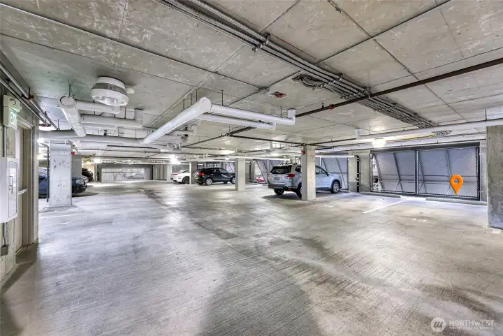 Designated parking space