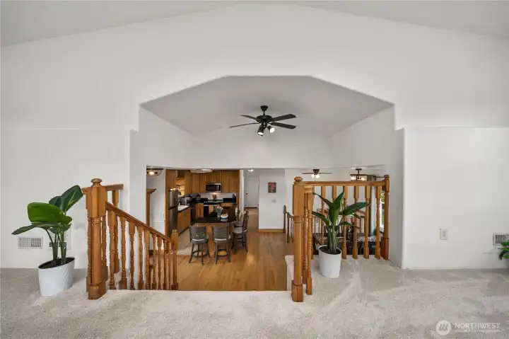 Heading back towards the Kitchen/Dining Areas….and then down that hallway, you’ll find……..