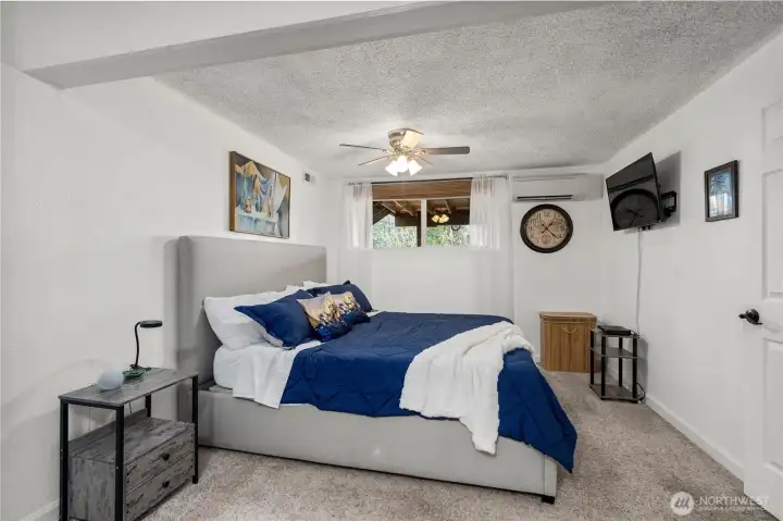 A primary bedroom option with a nice sitting area….(see next photo)…