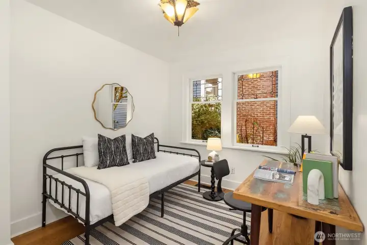 Second of two bedrooms on the main