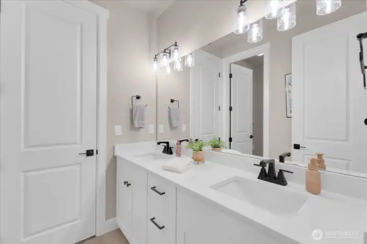 3/4 Bath Across from Office. Main Floor