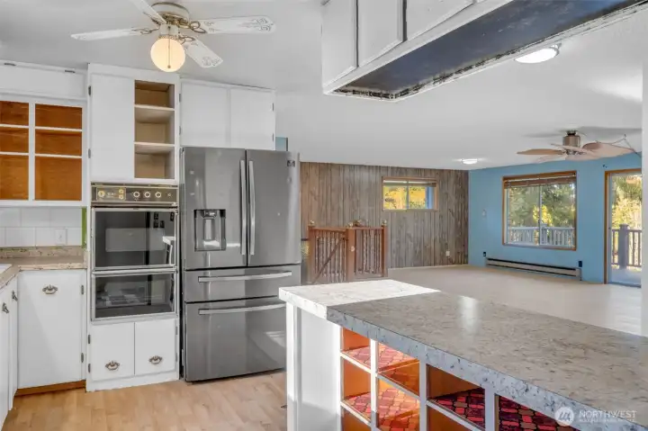 Newer fridge is a nice addition