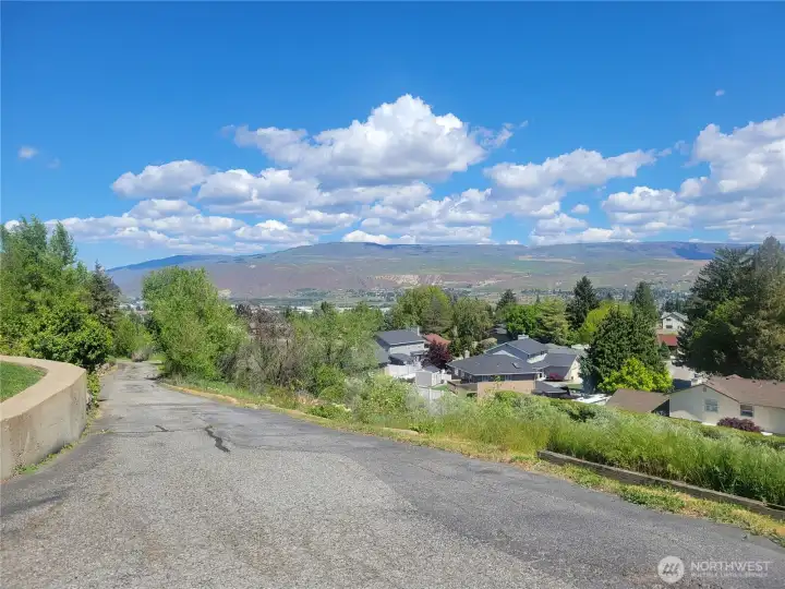 Beautiful views of city, river and mountains