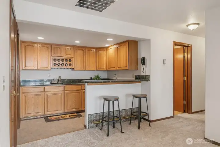 Another view of kitchen area.  Easily a multi-generational home!