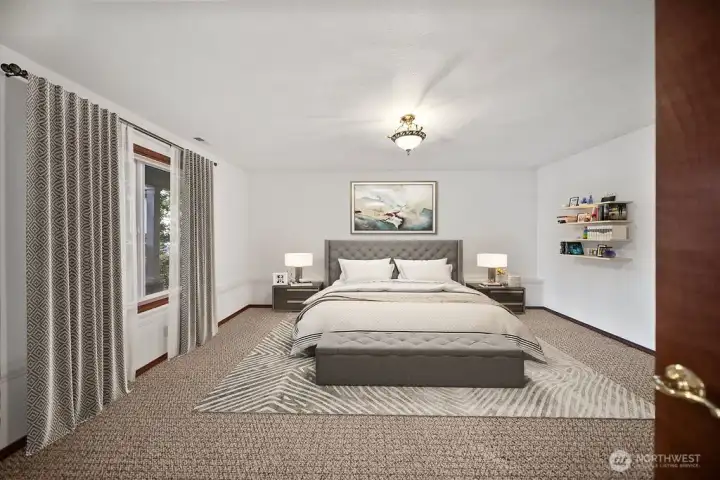Virtual staging for Bedroom #3