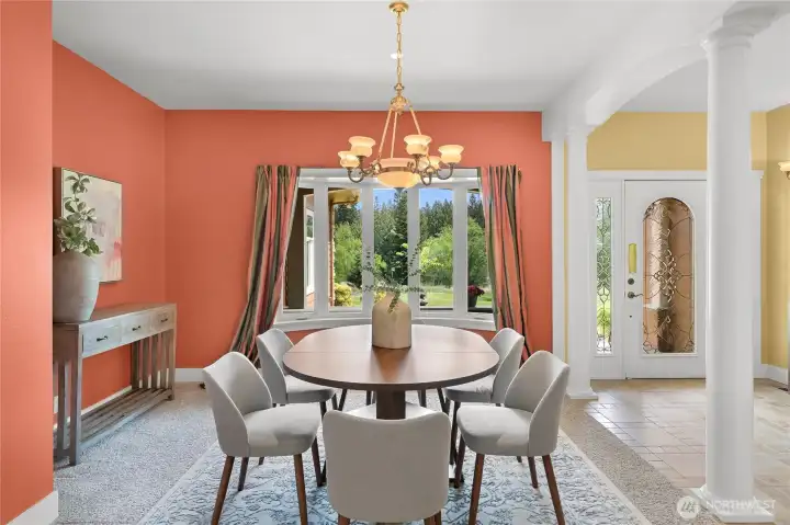 Formal dinning room.