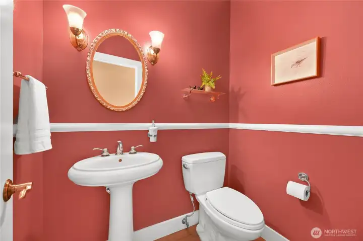 1/2 bath on main level
