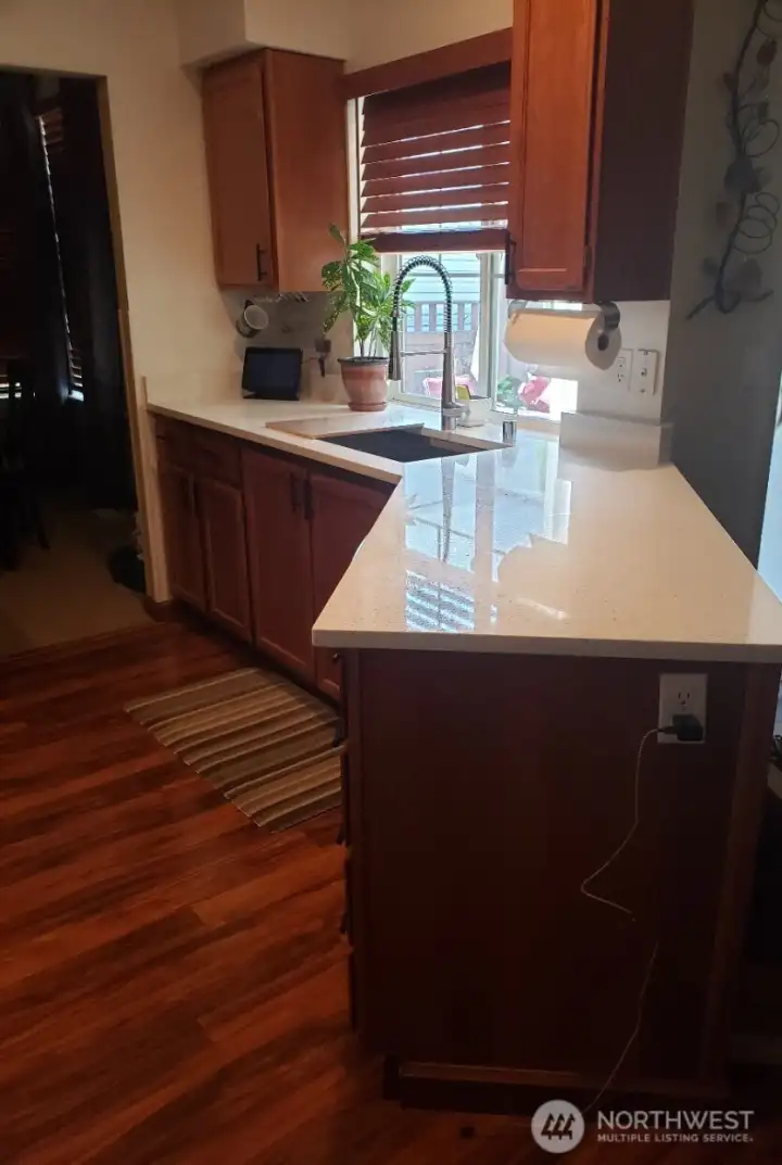 New kitchen counter tops.