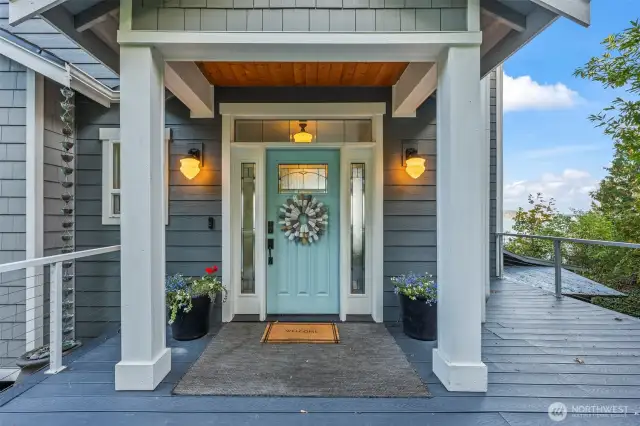 The front door sets the stage for the coastal vibes that continue throughout the game