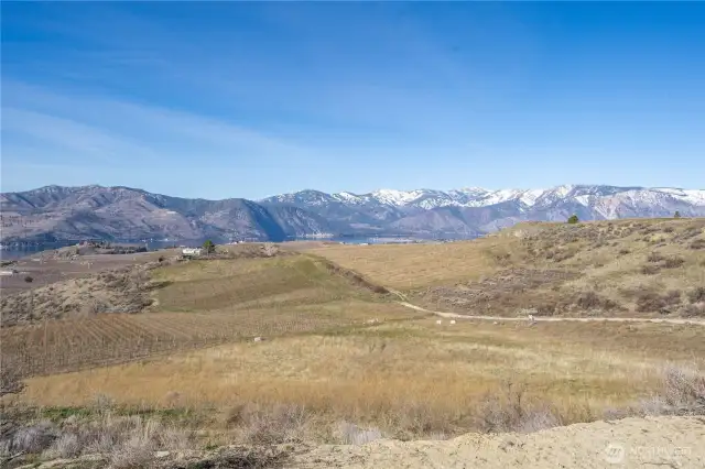 The road runs along side the property.