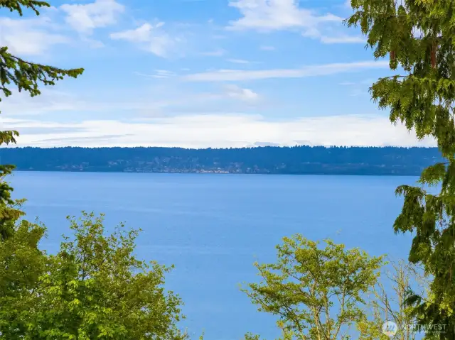 Water views of Puget Sound
