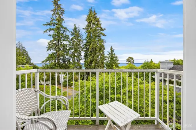 Balcony off the upper level bedrom