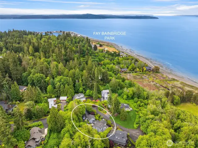 As if deeded beach access was not amazing enough- you are just a short distance from Fay Bainbridge Park with play structures, covered pick-nick area and camping sites.