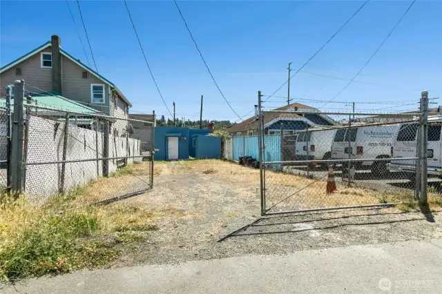 Parking Lot and Gate