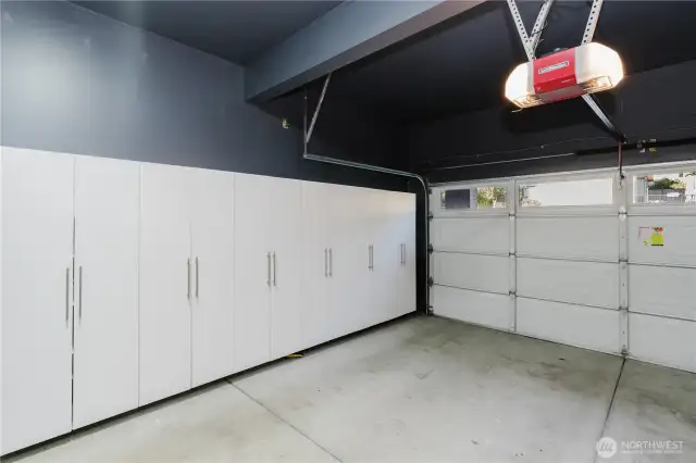 Garage with Cabinets