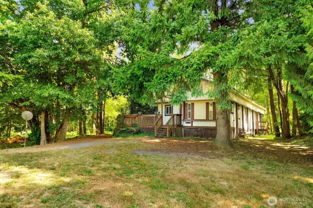 Nearly 5 acres of park-like beauty in the Lynden School District—privacy, space, and endless potential!