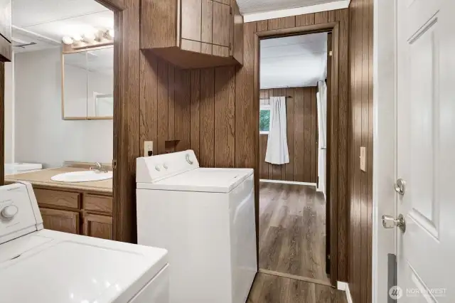 Washer and Dryer are included