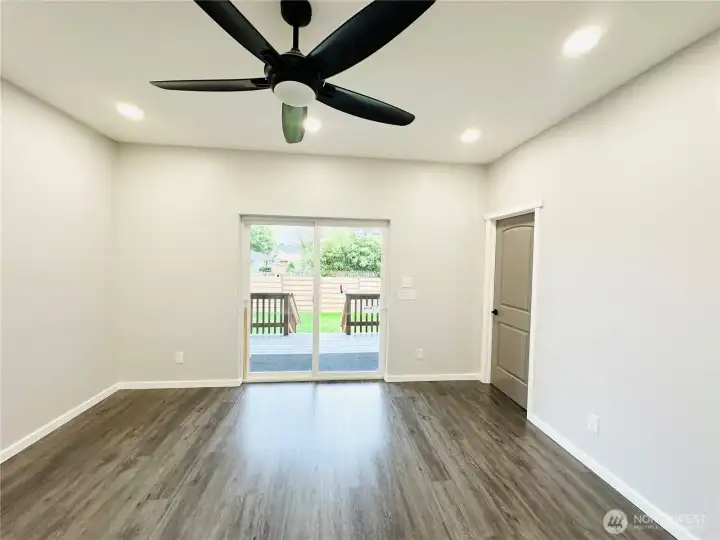 Master Bedroom, Off of Rear Deck , Large Walkin Closet