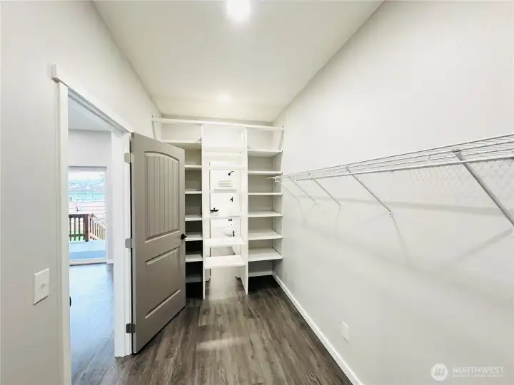Master Walkin Closet, Built in Storage