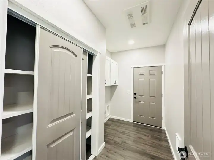 Utility Room Right off of kitchen, leading to Attached Garage