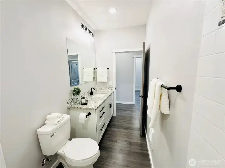 granite Counters, Large Vanity