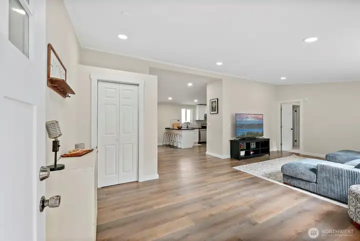 Family room off front door
