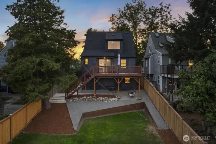 Fresh landscaping ready for you to add your touch.