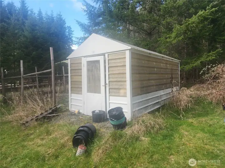 Smaller green house starter shed