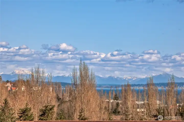 Water and mountain view too.
