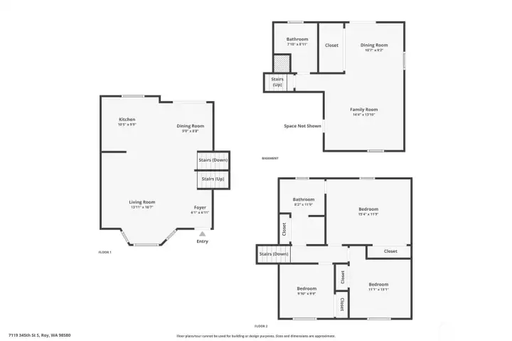 Floor plan of home.