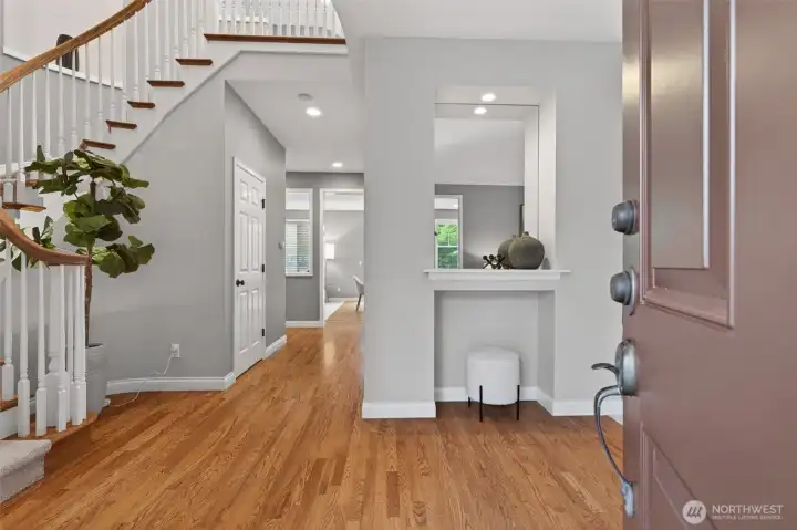 Grand entryway designed to make a lasting first impression.