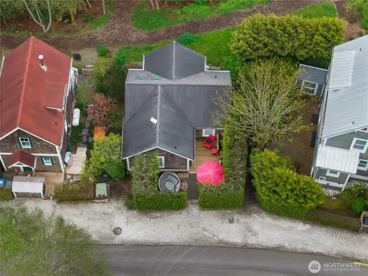 Owners have always parked (sometimes multiple cars) in this space in front of the home.