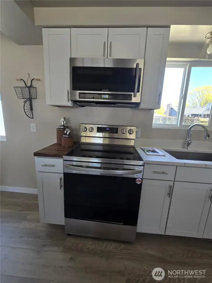 New range and over range microwave